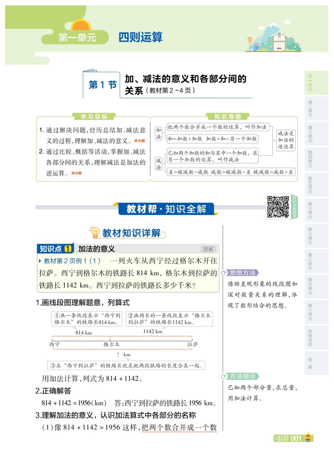 图片[6]-四年级下册（数学）教材帮+练习帮【电子版 可打印 含答案】（人教版）2026春