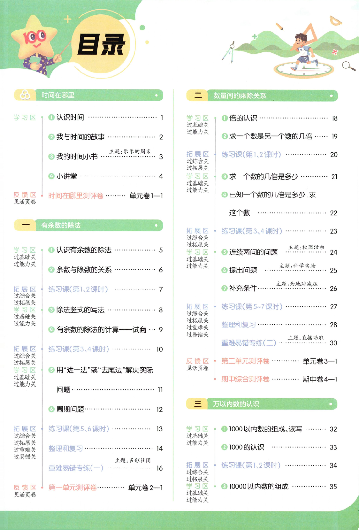 图片[2]-二年级下册（数学）一遍过+活页单元卷+活页思维训练【电子版 可打印 含答案】（人教版）2026春