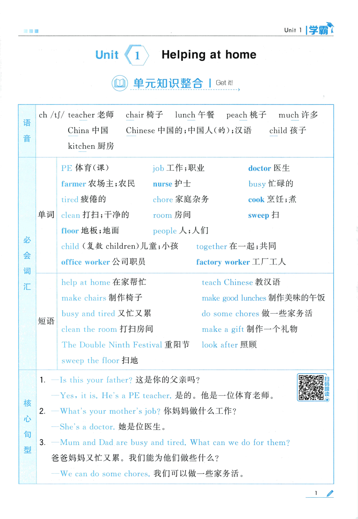 图片[6]-四年级上册（英语）五星学霸【电子版 可打印 含答案】（人教版）2026秋