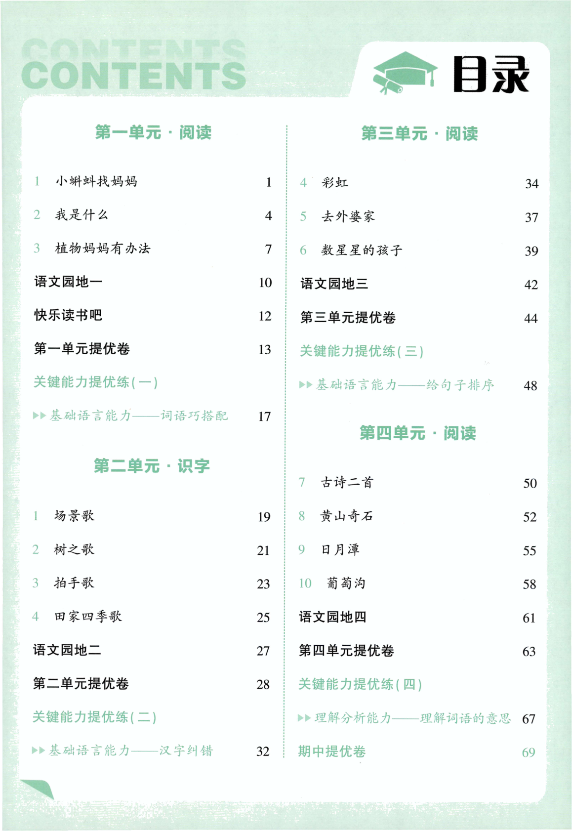 图片[2]-二年级上册（语文）五星学霸【电子版 可打印 含答案】（人教版）2026秋